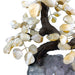 Citrine Gem Tree on Amethyst Cluster — citrine chip branch detail