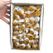 Kindred Crystal Collective — Citrine Rough Point Boxed, side view of natural citrine rough point showing warm amber and honey tones