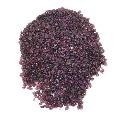 Kindred Crystal Collective — Garnet Chips 500g, small deep red garnet crystal chips