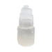 Natural selenite crystal tower 10cm in translucent white with silky striations, for energy cleansing, peace and spiritual clarity