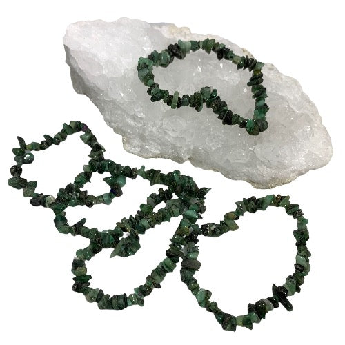 Emerald Chip Bracelet - ( 5pk )