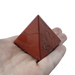 Red jasper pyramid