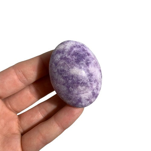 lepidolite palmstone 6