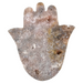 Pink Amethyst Hamsa Hand