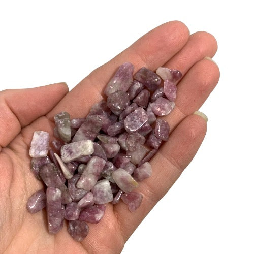 pink tourmaline chips 1